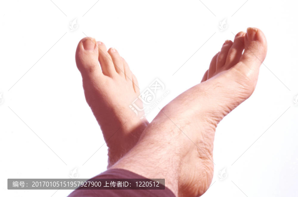 輕松的腳