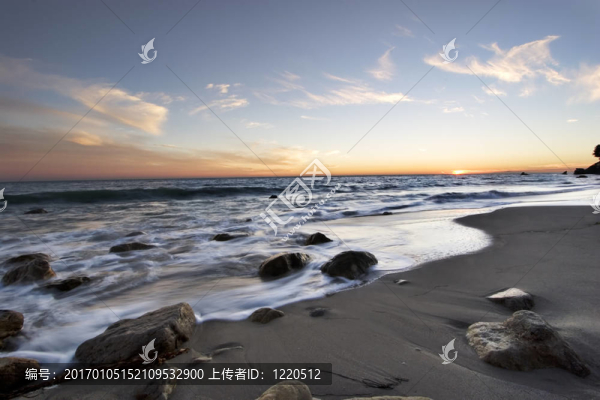 馬里布的日落-匯圖網(wǎng) www.fosd68.com 馬里布的日落