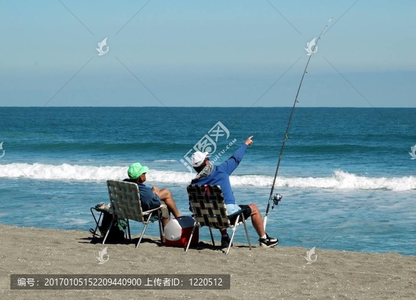 沖浪的漁民