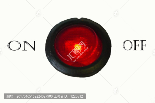 大紅色的按鈕