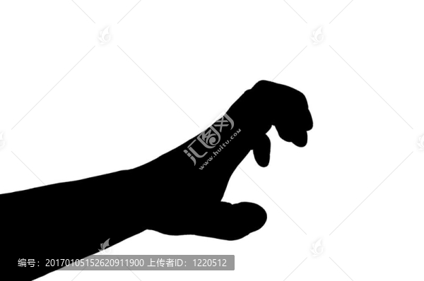 手勢輪廓