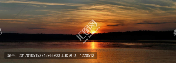 日落全景