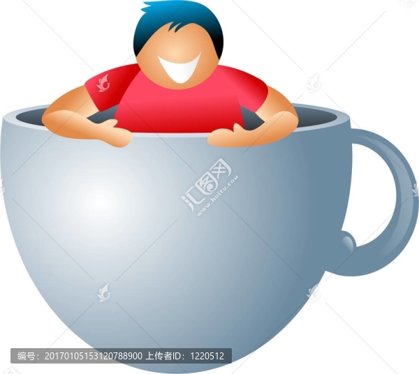 喝咖啡休息