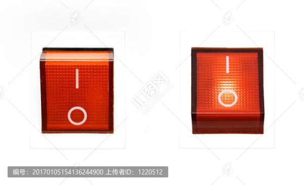 紅色電源開關(guān)