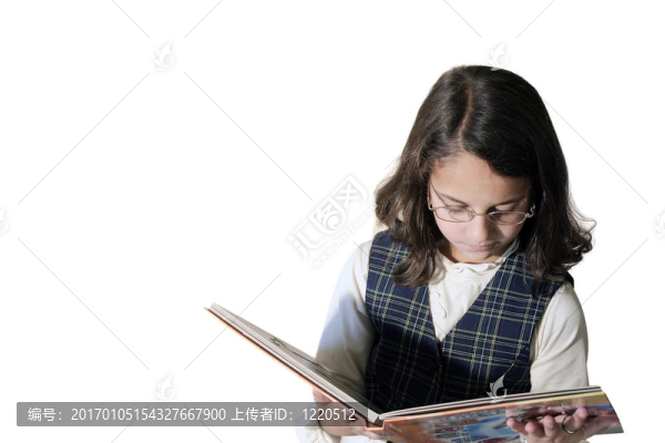 女孩的書