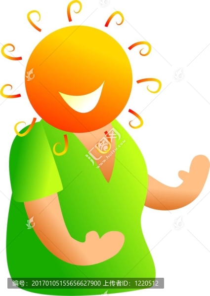 陽光明媚的臉