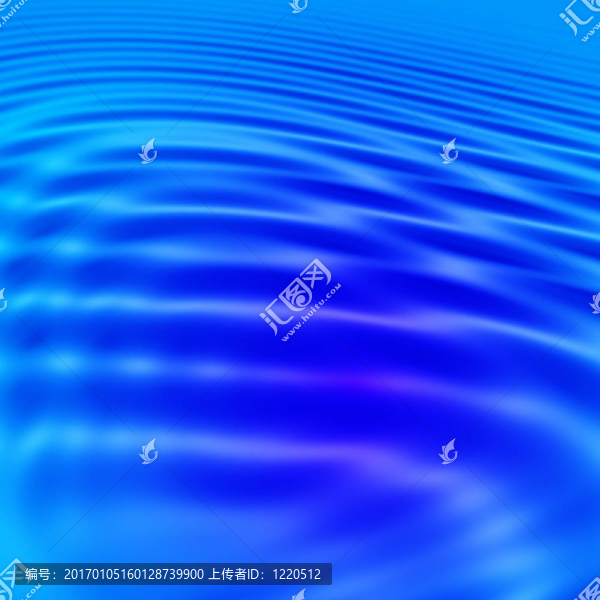 藍色水上的漣漪