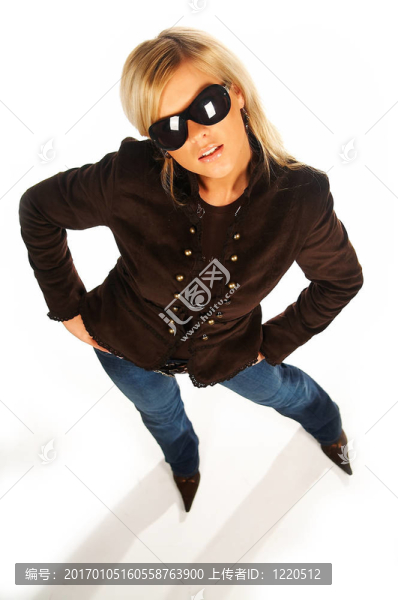 女孩sunglasess