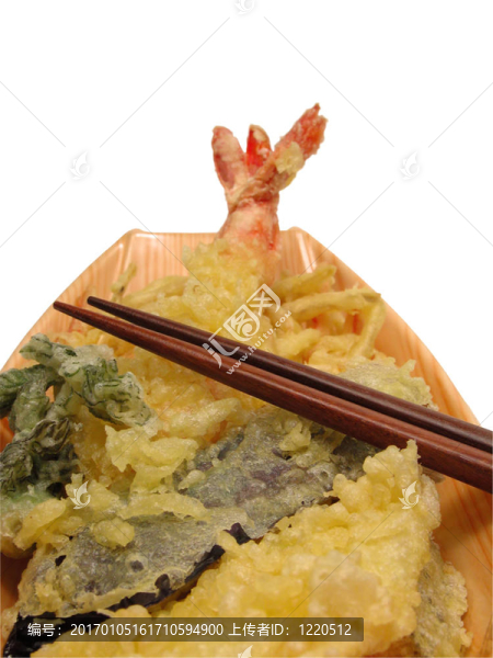 天婦羅和筷子裁剪路徑