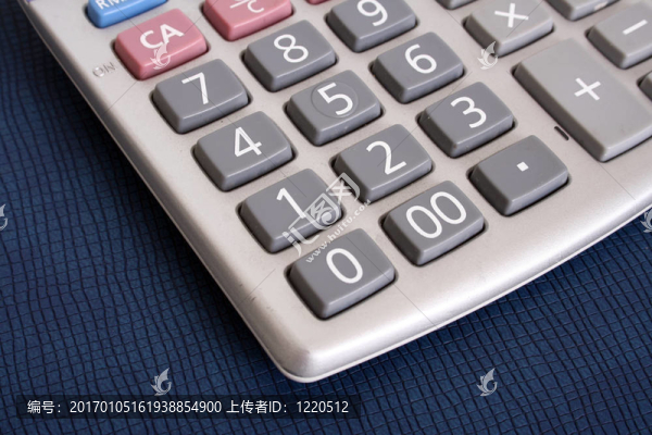 計(jì)算器的特寫