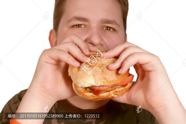 吃漢堡