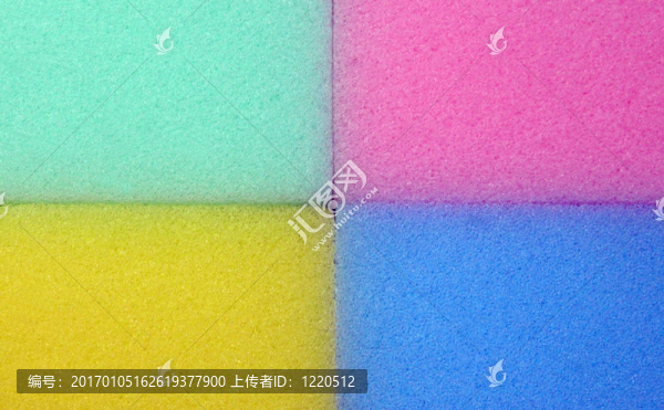 海綿狀的彩色紋理