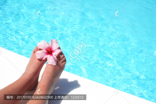 放松的腳
