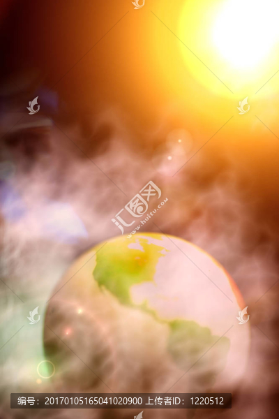 超現(xiàn)實地球與太陽系的照片