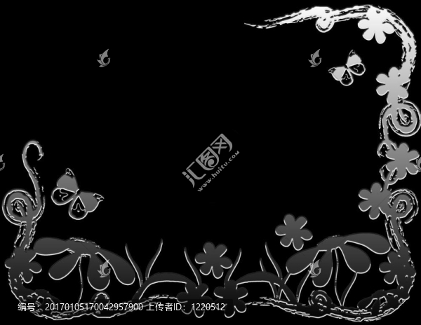 花的插圖