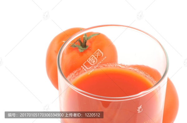 番茄汁在一起