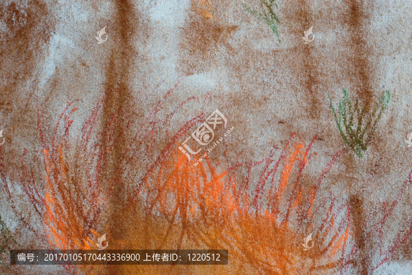 柔和的垃圾背景：森林火災(zāi)
