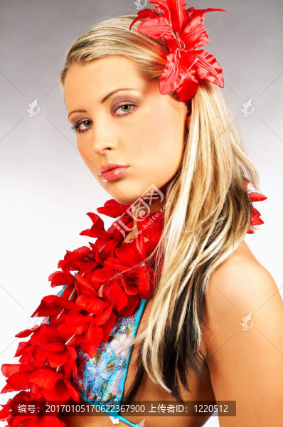 夏威夷的女孩