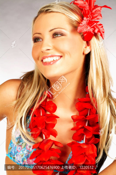 夏威夷的女孩