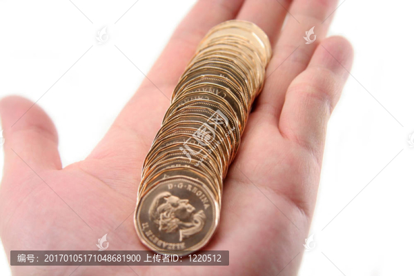 金色的硬幣