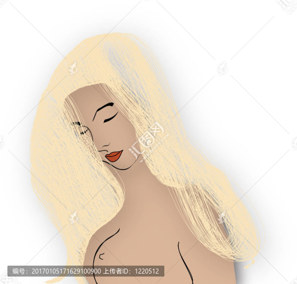 美麗的金發(fā)女郎