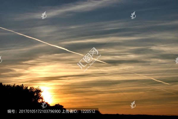 絢麗的夕陽(yáng)