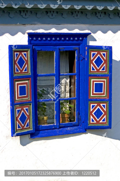 藍(lán)色的窗