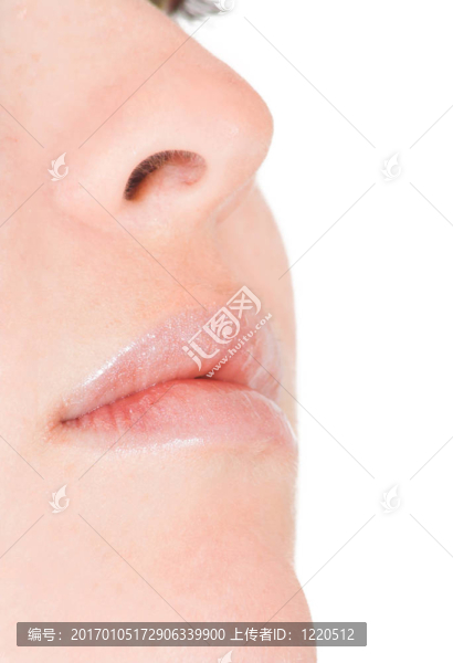 面部特寫-鼻子和嘴