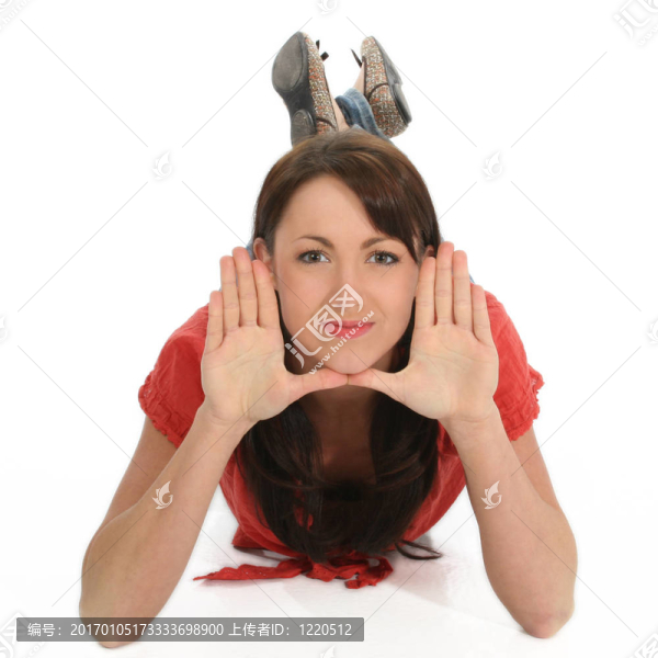 年輕女人的框架