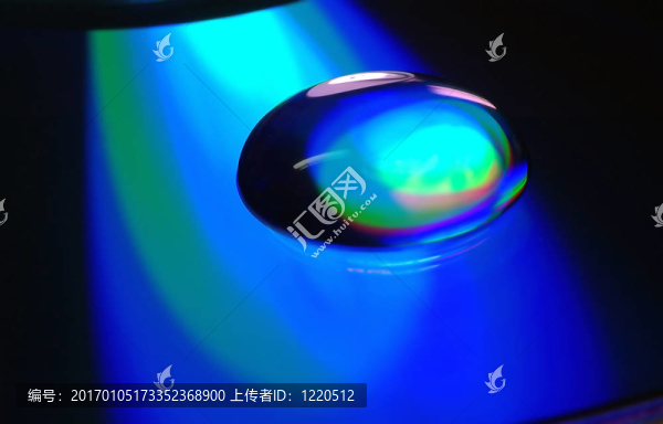 水滴上的鎘