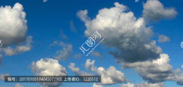 明亮的天空全景