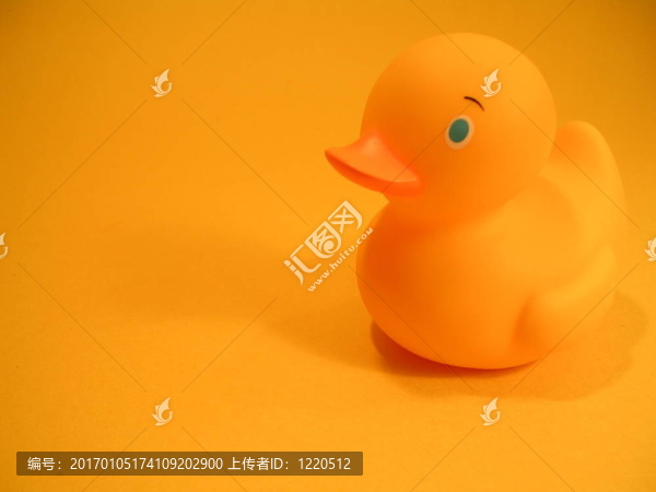 橡膠Duck,Yellow