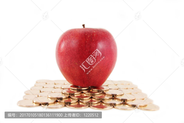 紅蘋果和金色