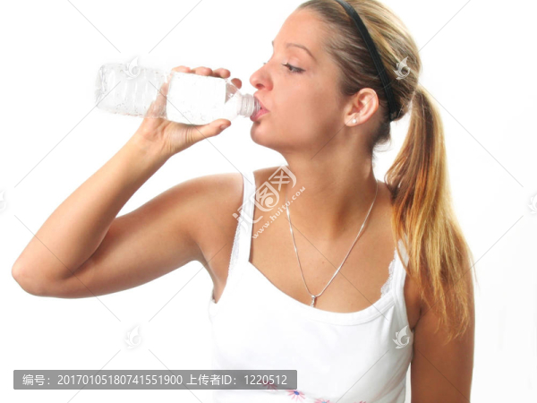 女子健身水