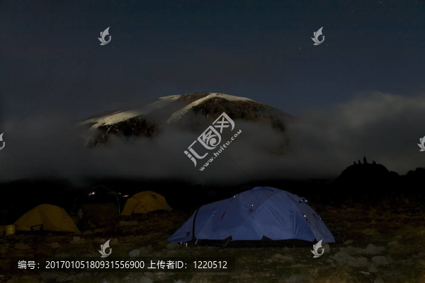乞力馬扎羅山020,karango野營帳篷