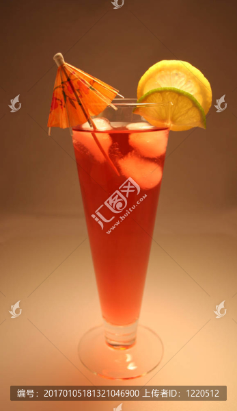 涼爽的熱帶飲料