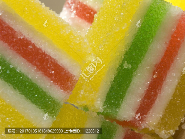 條紋的水果糖