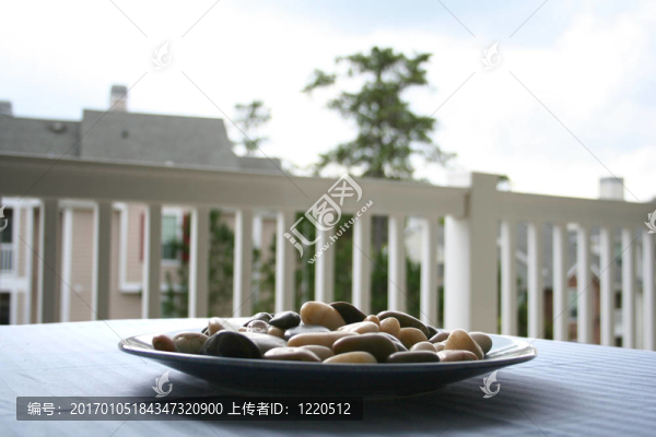 房屋背景裝飾石