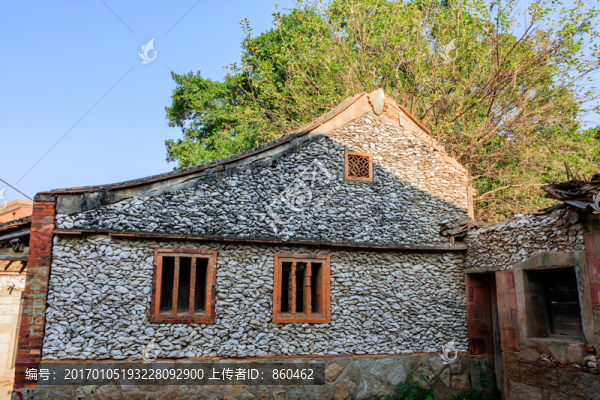 潯埔蚵厝,蚵殼厝,蚵殼墻