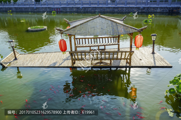 竹筏小船