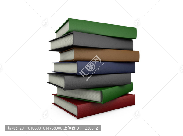 堆書