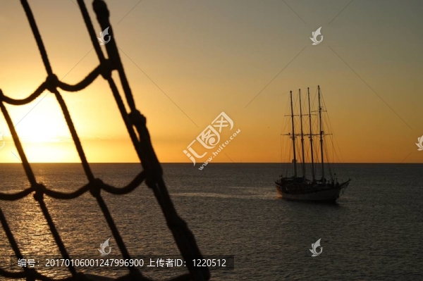 海上的日落