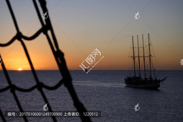 海上的日落