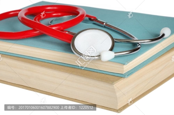 聽診器和書