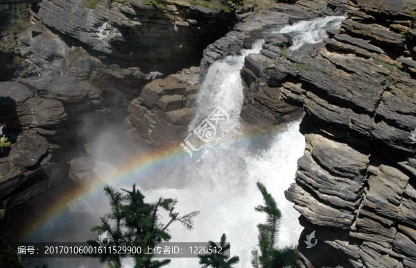 Athabasca瀑布