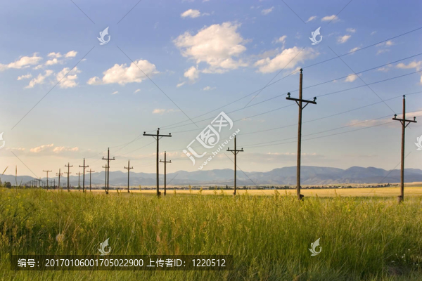 電場(chǎng)中的電柱-海倫娜