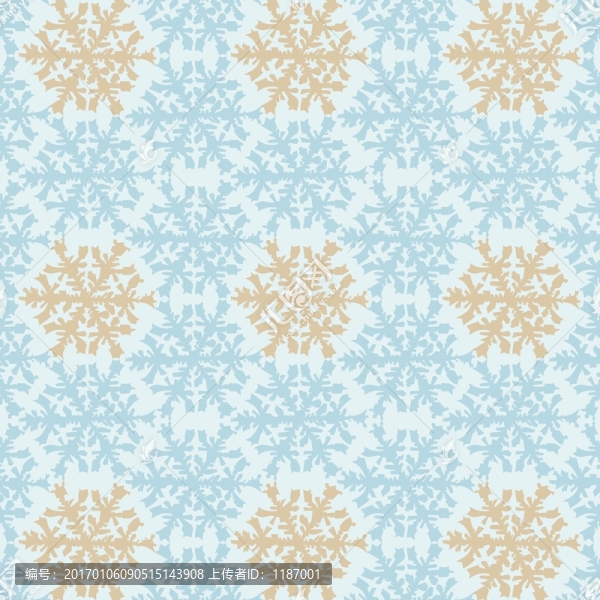 雪花歐式底紋