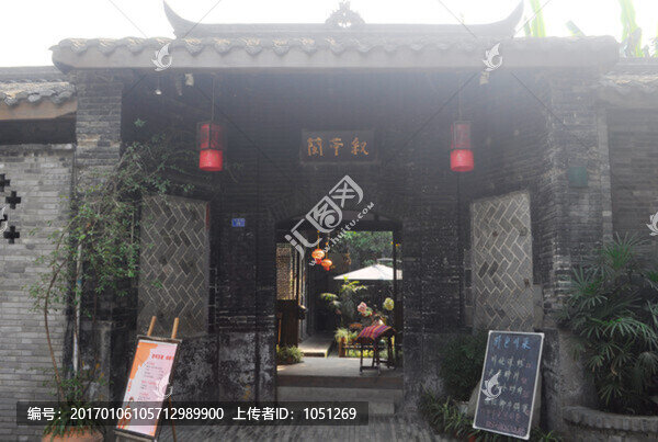 仿古建筑大門
