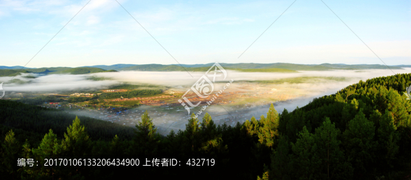 林業(yè)貯木場全景