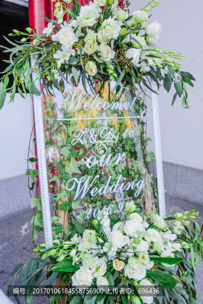 婚禮,迎賓花架
